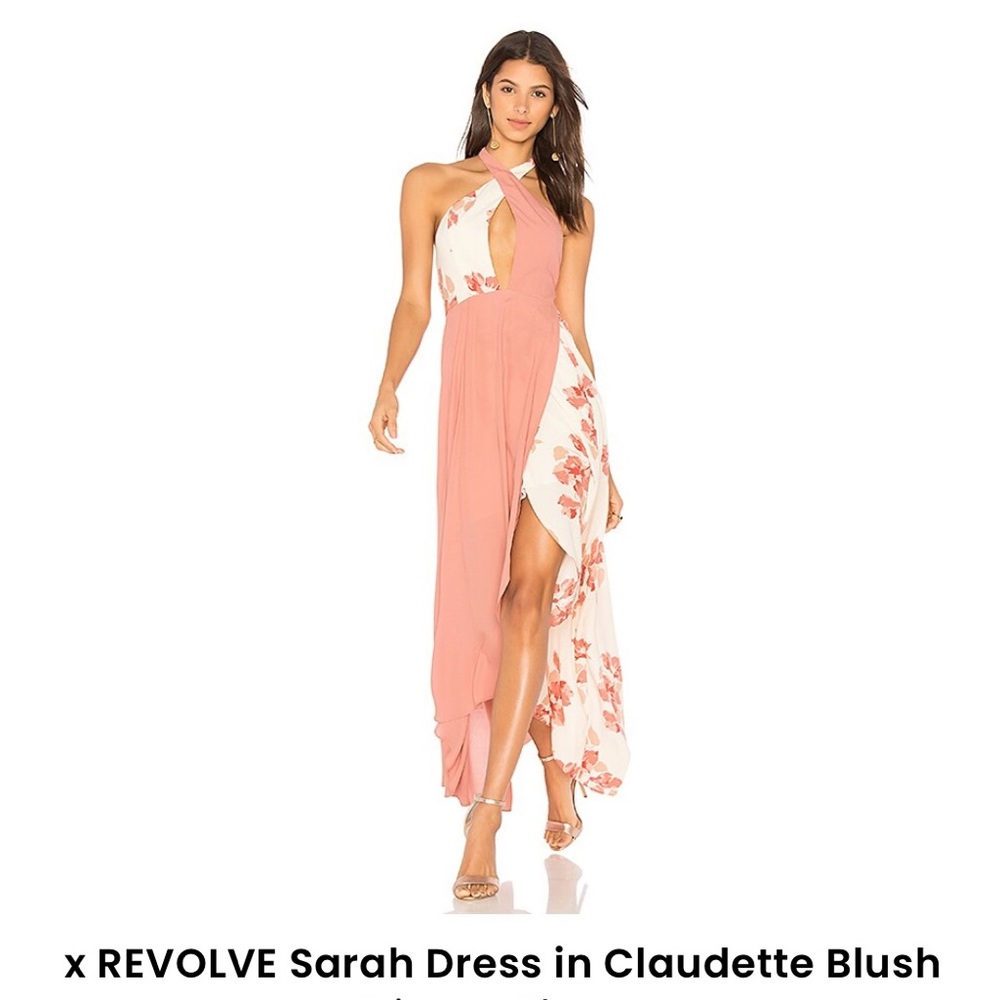 REVOLVE High Low Dress in Pink Floral